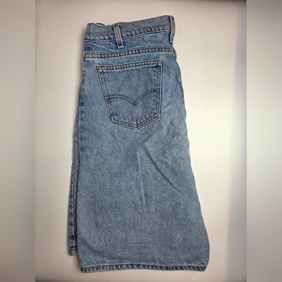 Levis Vintage Orange Tab 560 Jorts 33 Waist - Picture 2 of 6
